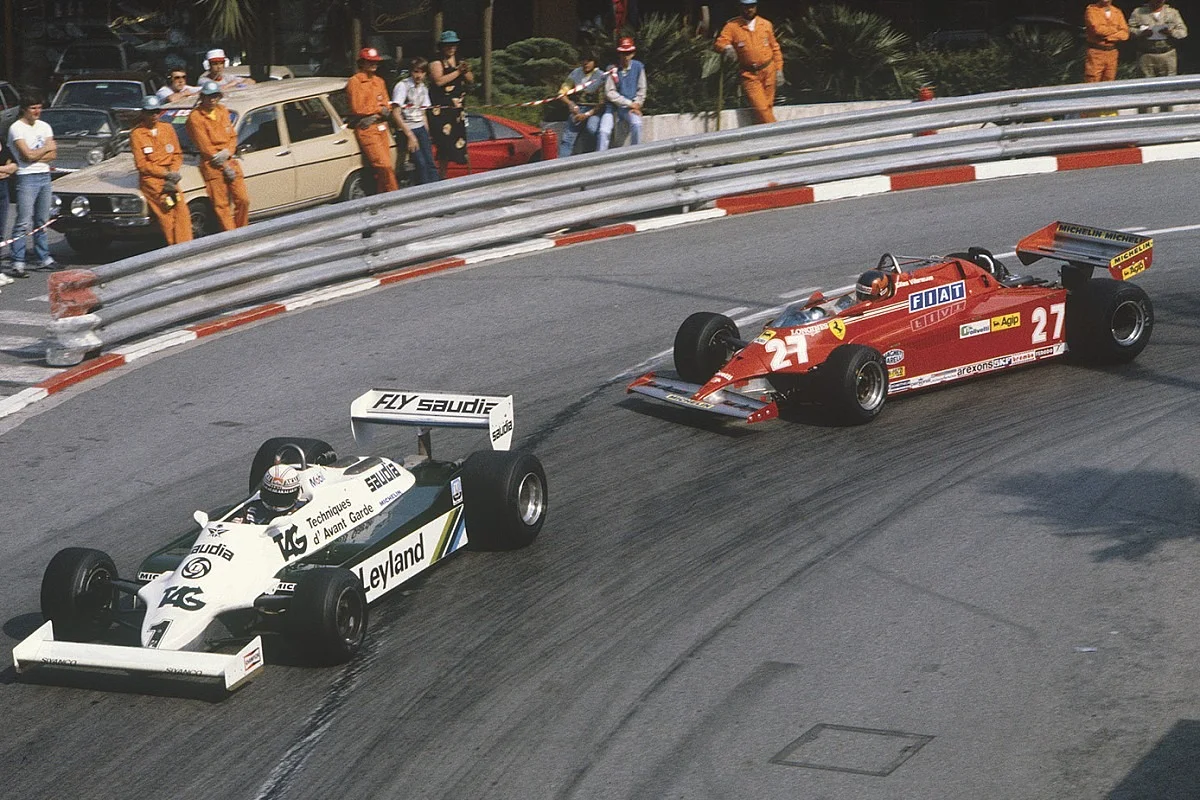 Gilles Villeneuve battles to win the 1981 Monaco Grand Prix - one of the most dramatic Formula 1 races of all-time.