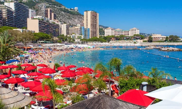 Larvotto Beach in Monaco